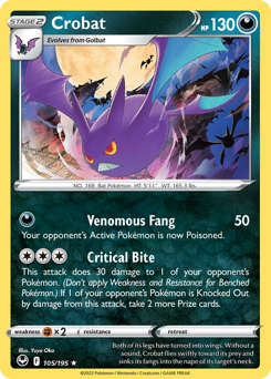 Crobat #105 Silver Tempest
