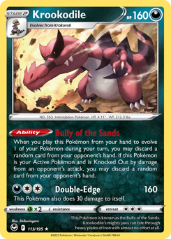 Krookodile #113 Silver Tempest
