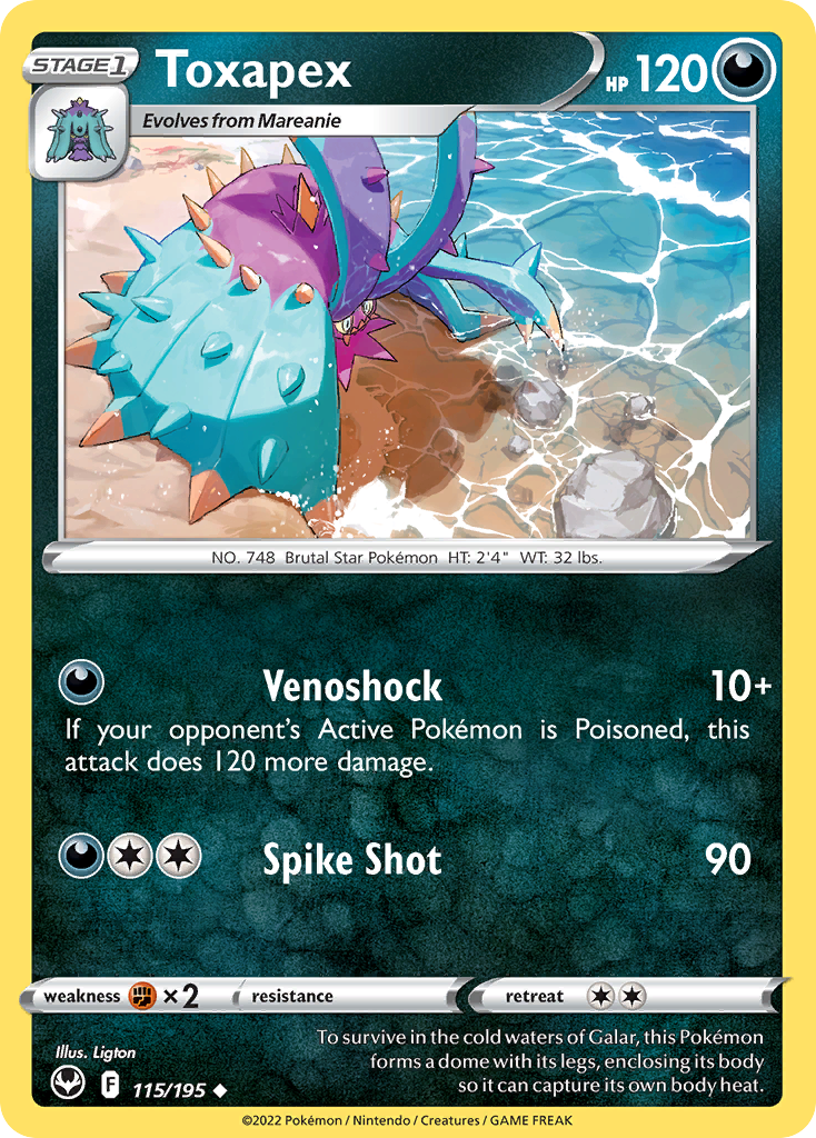 Toxapex #115 Silver Tempest