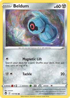 Beldum #117 Silver Tempest