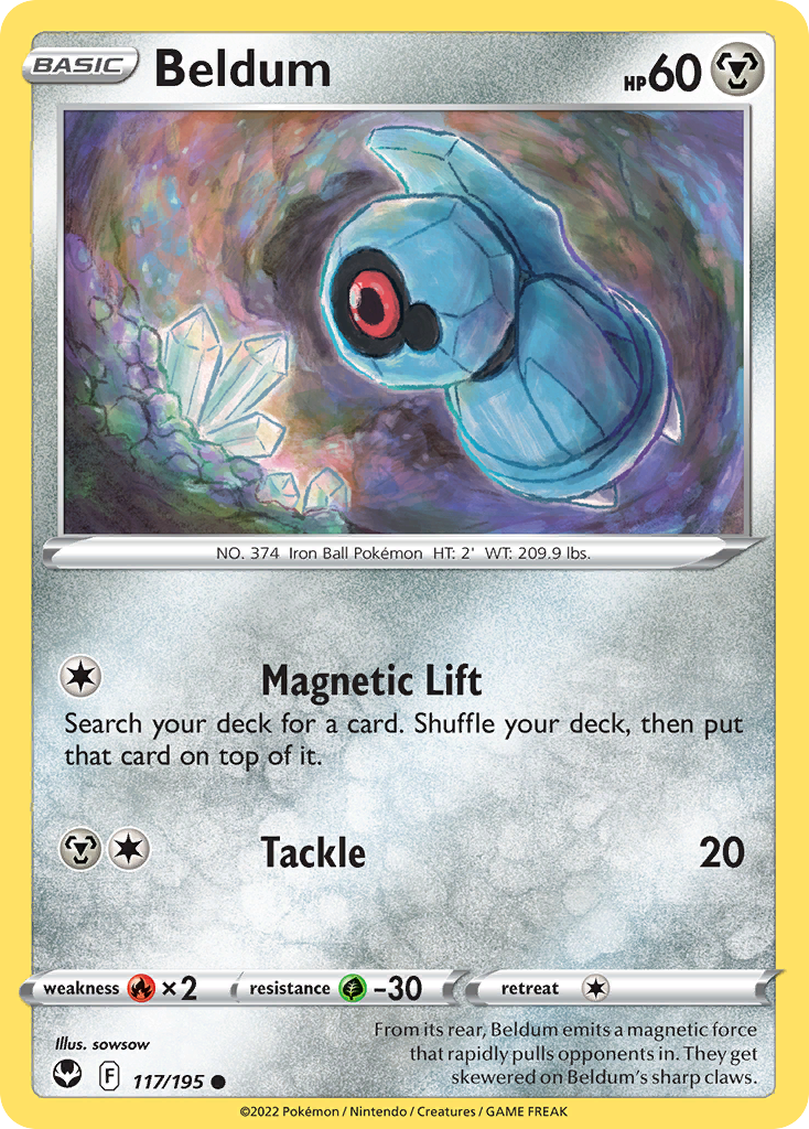 Beldum #117 Silver Tempest