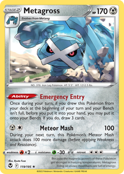 Metagross #119 Silver Tempest