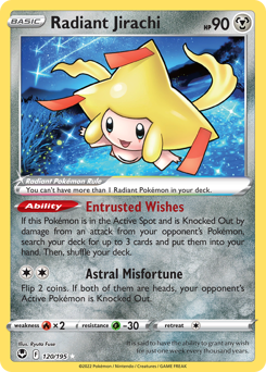 Radiant Jirachi Silver Tempest #120