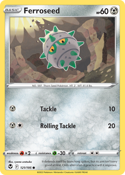 Ferroseed #121 Silver Tempest