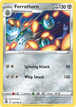 Ferrothorn #122 Silver Tempest