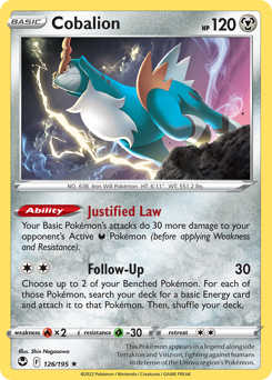 Cobalion #126 Silver Tempest