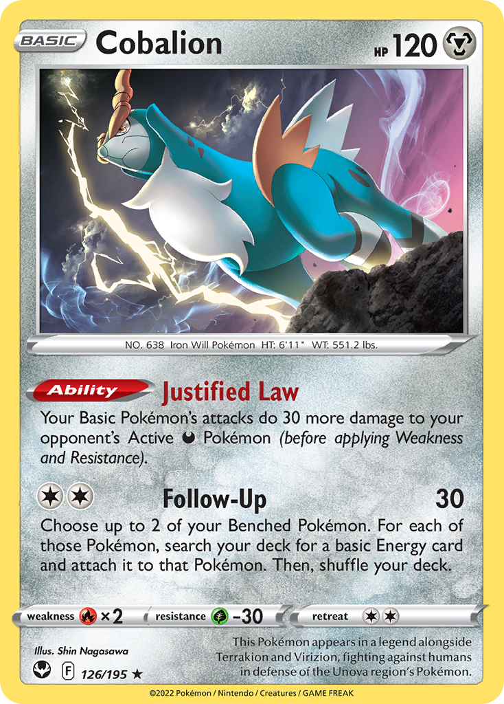 Cobalion #126 Silver Tempest