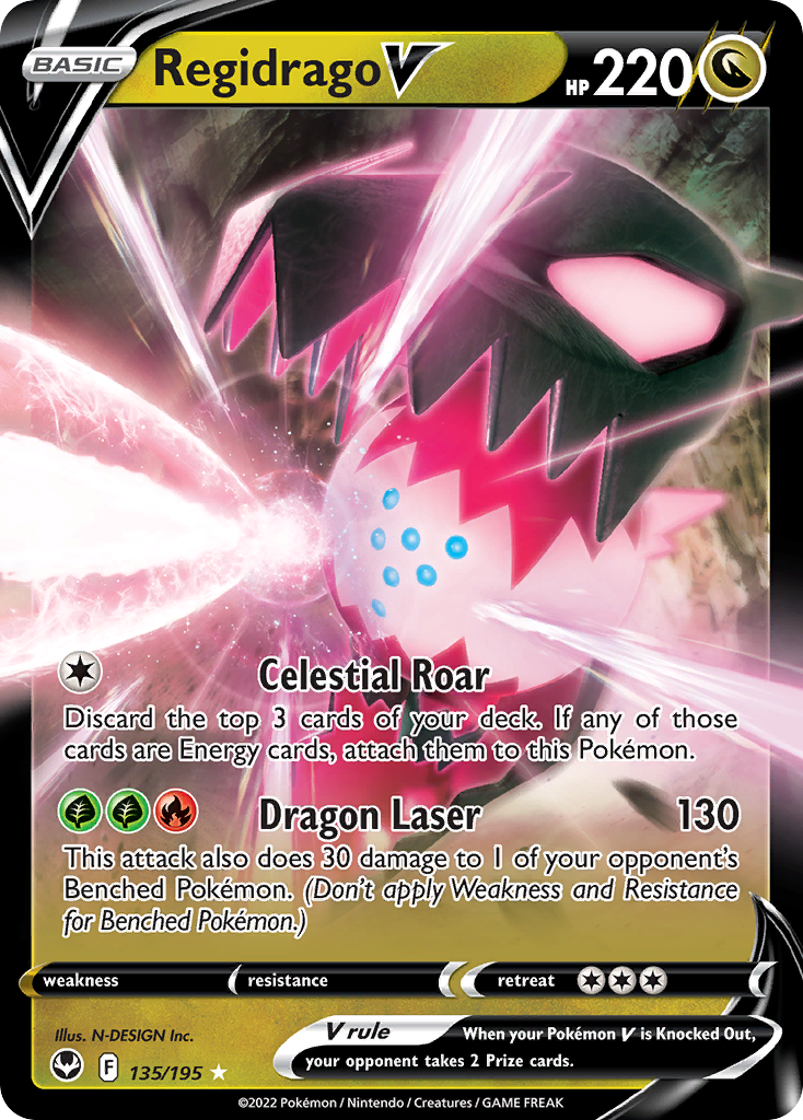 Regidrago V #135 Silver Tempest