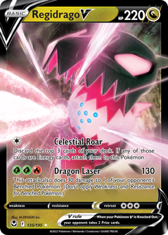 Regidrago V #135 Silver Tempest