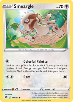 Smeargle #137 Silver Tempest
