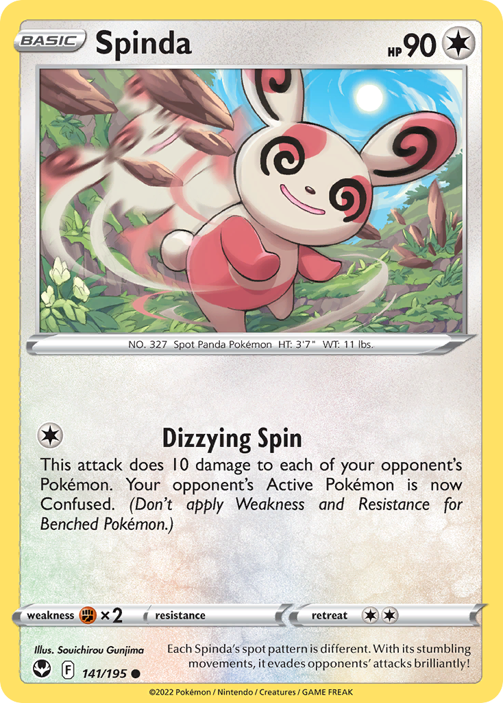 Spinda #141 Silver Tempest