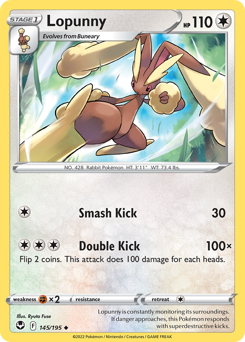 Lopunny #145 Silver Tempest