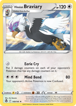 Hisuian Braviary #149 Silver Tempest