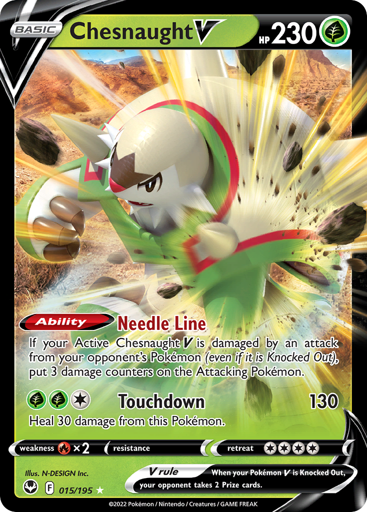 Chesnaught V #15 Silver Tempest