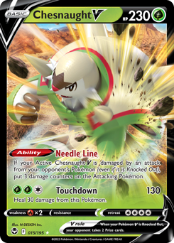 Chesnaught V #15 Silver Tempest