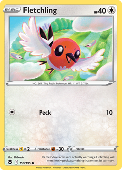 Fletchling #150 Silver Tempest