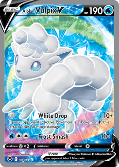 Alolan Vulpix V #173 Silver Tempest