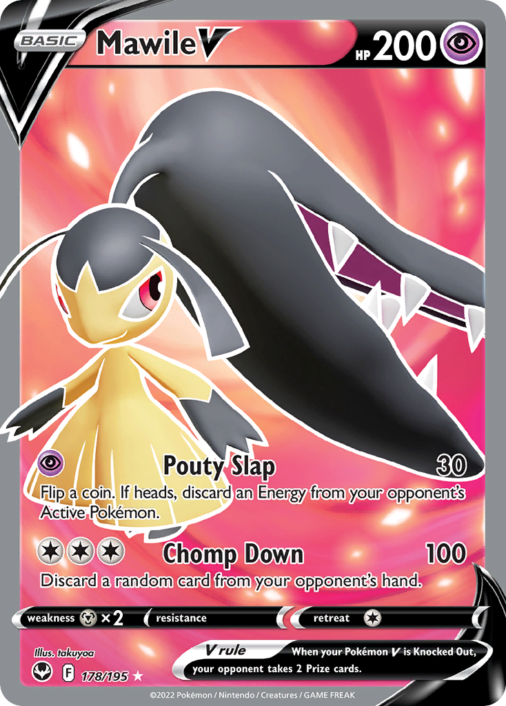 Mawile V #178 Silver Tempest