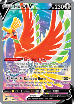 Ho-Oh V #187 Silver Tempest
