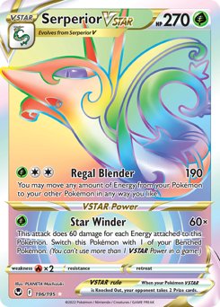 Serperior VSTAR #196 Silver Tempest