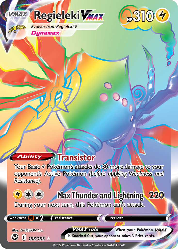 Regieleki VMAX #198 Silver Tempest