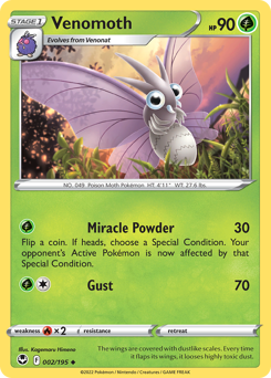 Venomoth #2 Silver Tempest