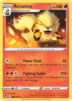 Arcanine #20 Silver Tempest