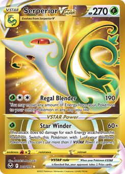 Serperior VSTAR #210 Silver Tempest