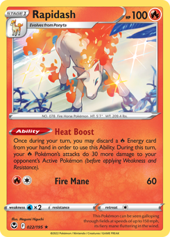 Rapidash #22 PSA 10
