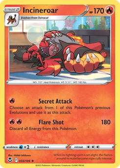 Incineroar #32 PSA 10
