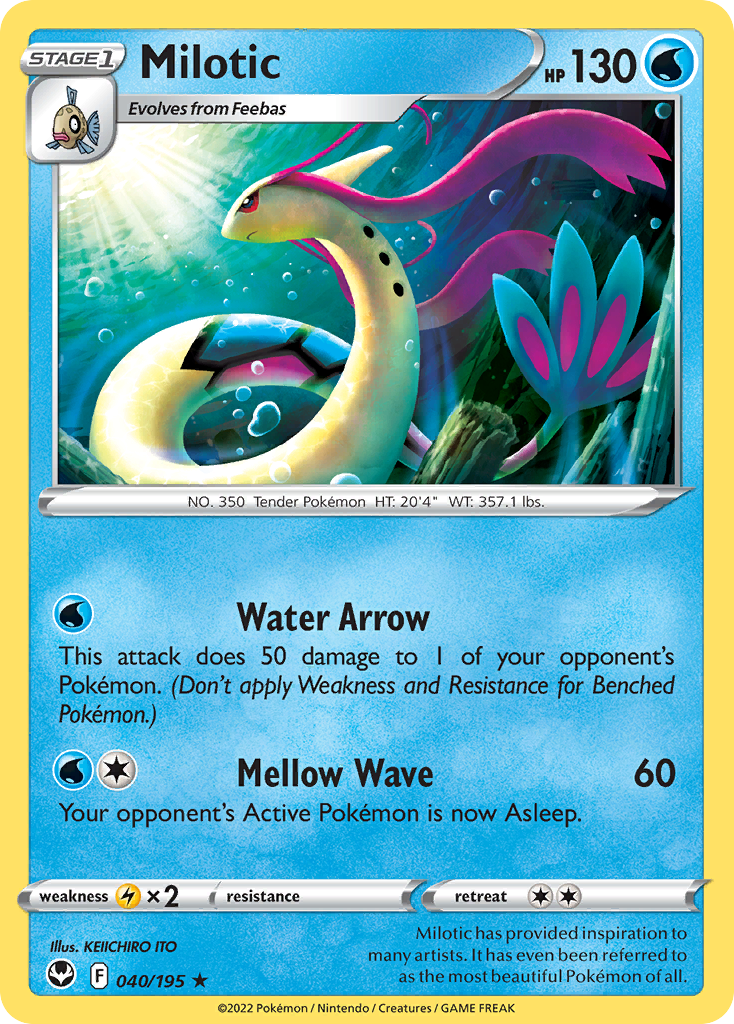 Milotic #40 Silver Tempest