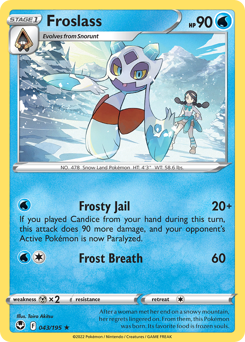 Froslass #43 Silver Tempest
