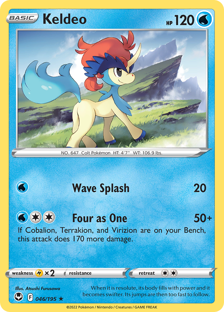 Keldeo #46 Silver Tempest
