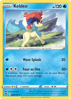 Keldeo #46 Silver Tempest