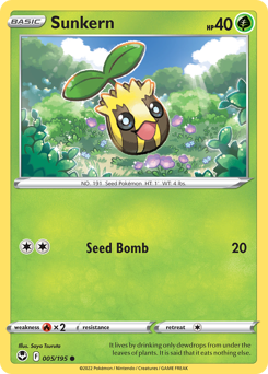 Sunkern #5 Silver Tempest