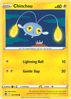 Chinchou #51 Silver Tempest