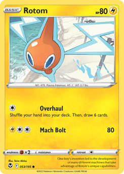 Rotom #53 Silver Tempest