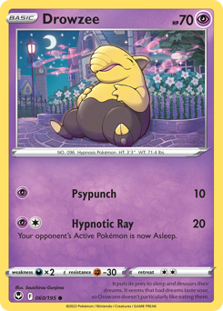 Drowzee #60 Silver Tempest