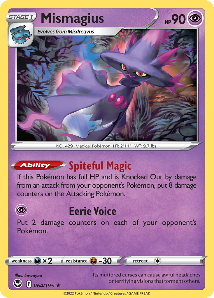 Mismagius #64 Silver Tempest