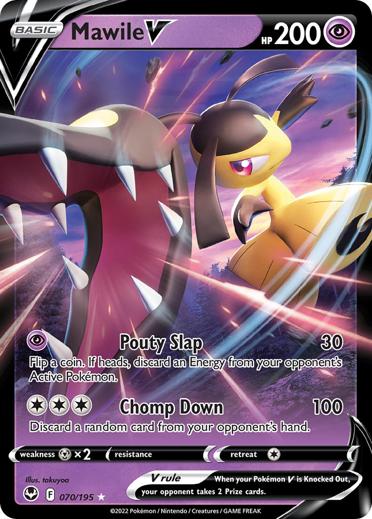 Mawile V #70 Silver Tempest