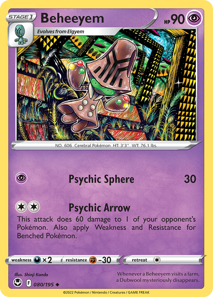 Beheeyem #80 Silver Tempest
