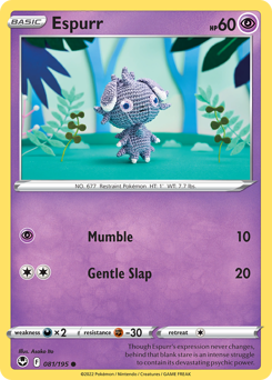 Espurr #81 Silver Tempest