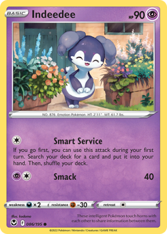 Indeedee #86 Silver Tempest