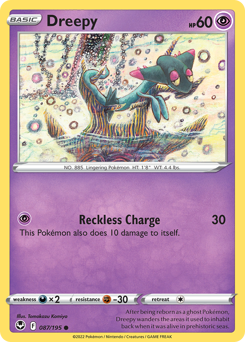Dreepy #87 Silver Tempest