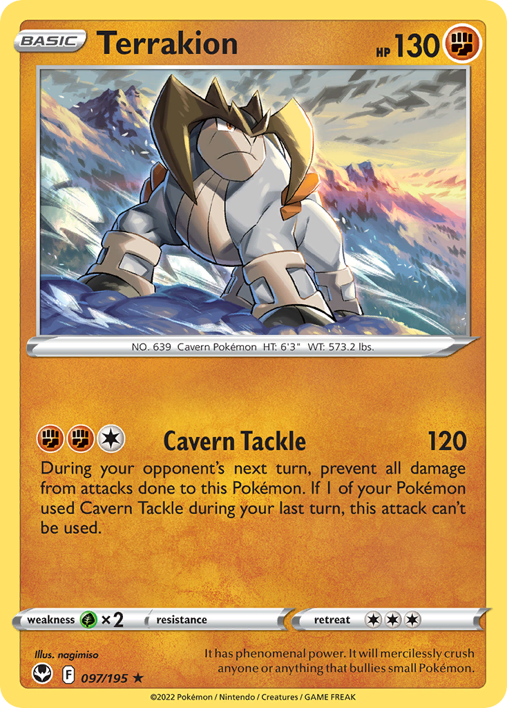 Terrakion #97 Silver Tempest