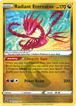 Radiant Eternatus #105 Crown Zenith