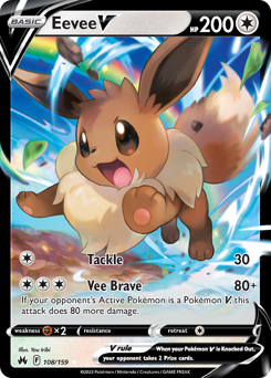 Eevee V #108 PSA 10