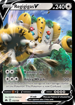 Regigigas V #113 PSA 10