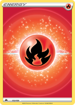 Fire Energy #153 Crown Zenith
