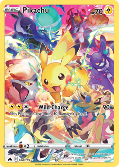 Pikachu #160 Crown Zenith